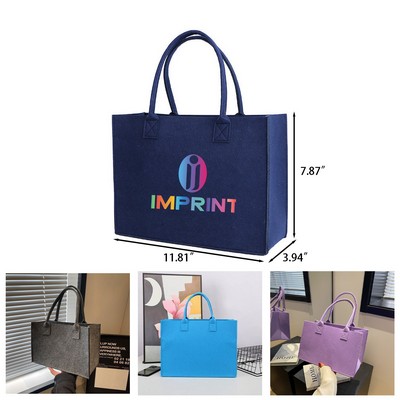 Felt Tote Storage Handbag