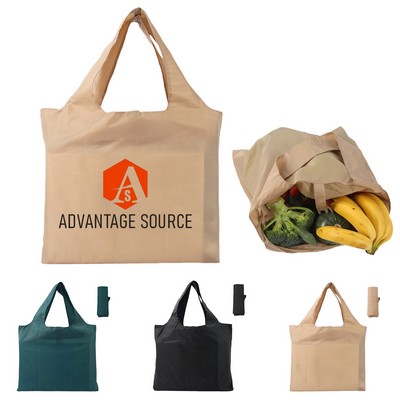 Waterproof Oxford Fabric Foldable Shopping Tote Bag