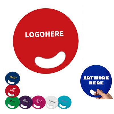 Circular Plastic Hand Fan